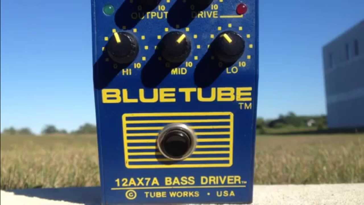 Tube Works Blue Tube 12AX7A Bass Driver Tube Bass Preamp Pedal