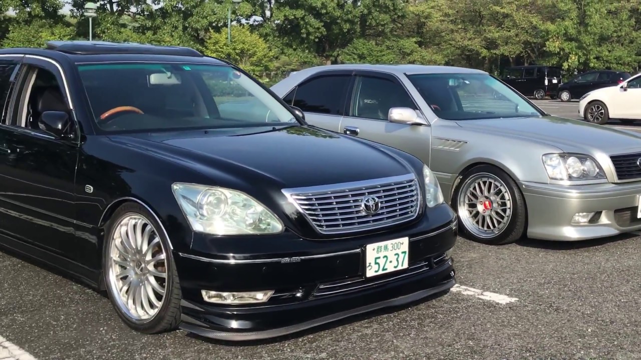 30後期セルシオ と17クラウンアスリートV - YouTube