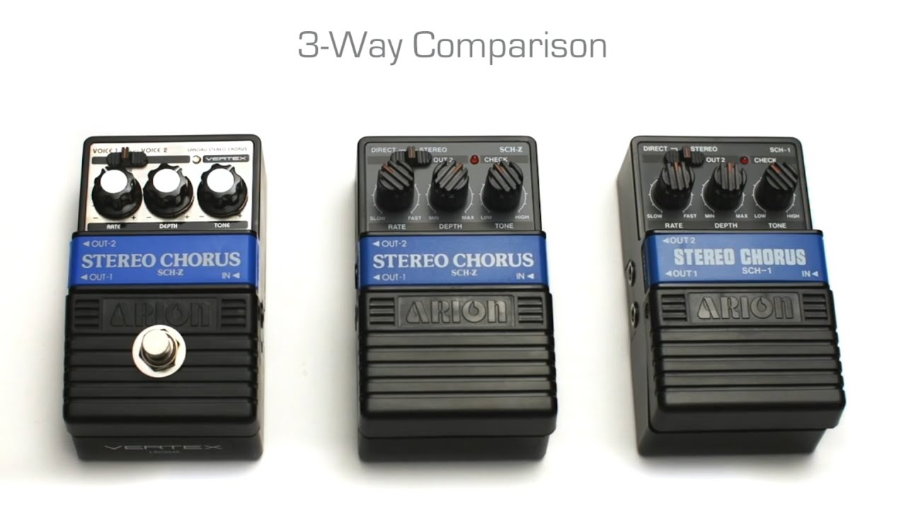 Vertex Landau Stereo Chorus vs Arion SCH-Z & SCH-1 - YouTube