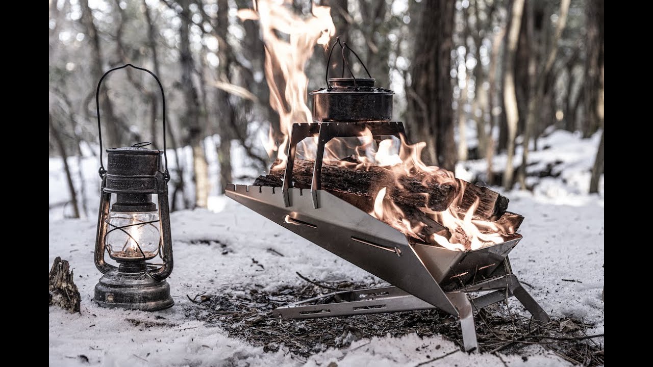 新発売の焚火台 KUBERU【TOKYOCRAFTS】キャンプ道具 - YouTube