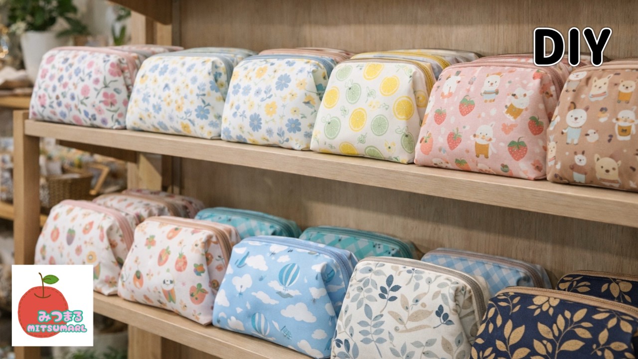 I made a tote bag for cherry blossom viewing. - YouTube