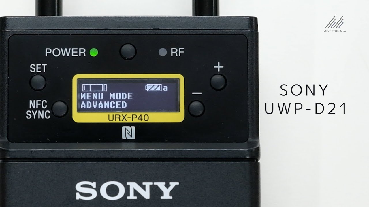 SONY UWP-D21 B帯アナログワイヤレスマイクロホンパッケージ | MAP RENTAL
