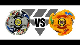 爆転シュートベイブレード ドライガーV2 VS バーニングケルベロス 対戦