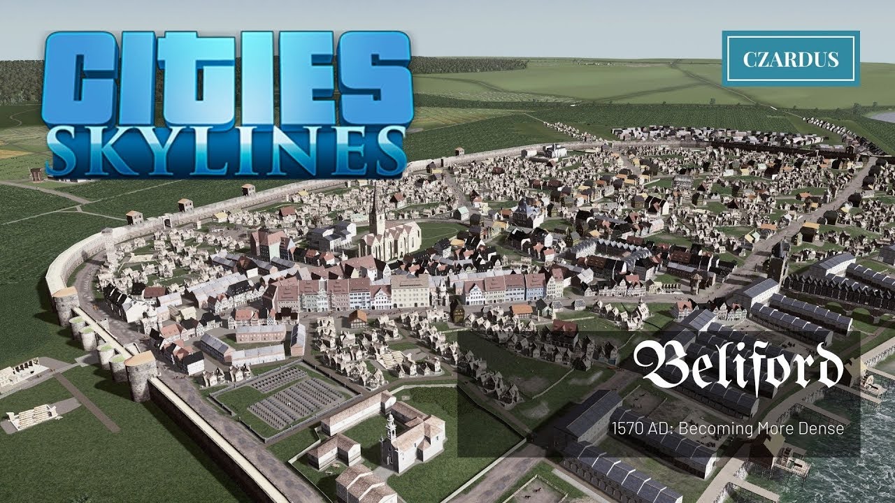 Becoming More Dense - Beliford 1570 A.D. - Medieval Cities