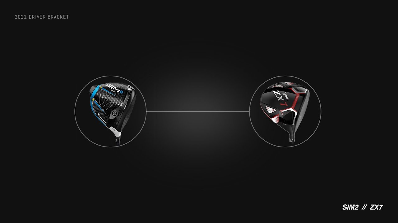 TAYLORMADE SIM2 MAX vs. SRIXON ZX7 // The 2021 Driver Bracket