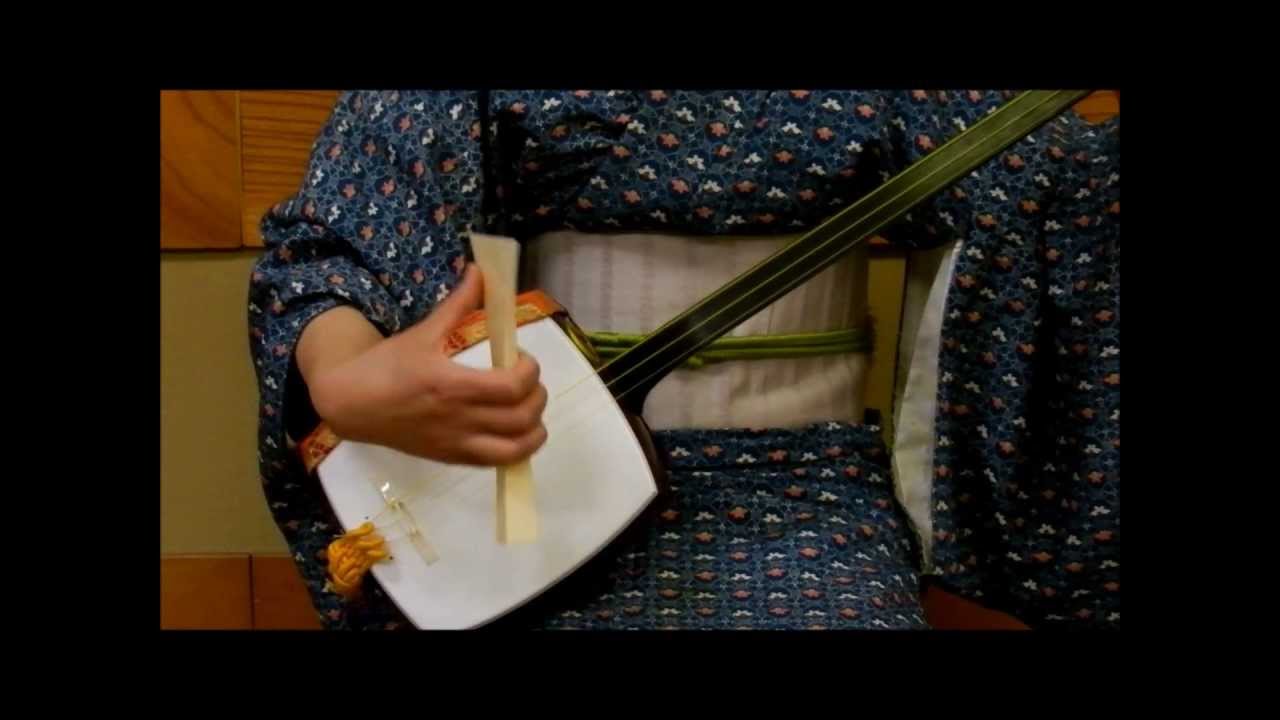 わかりやすい三味線 撥さばき 基本姿勢 - YouTube