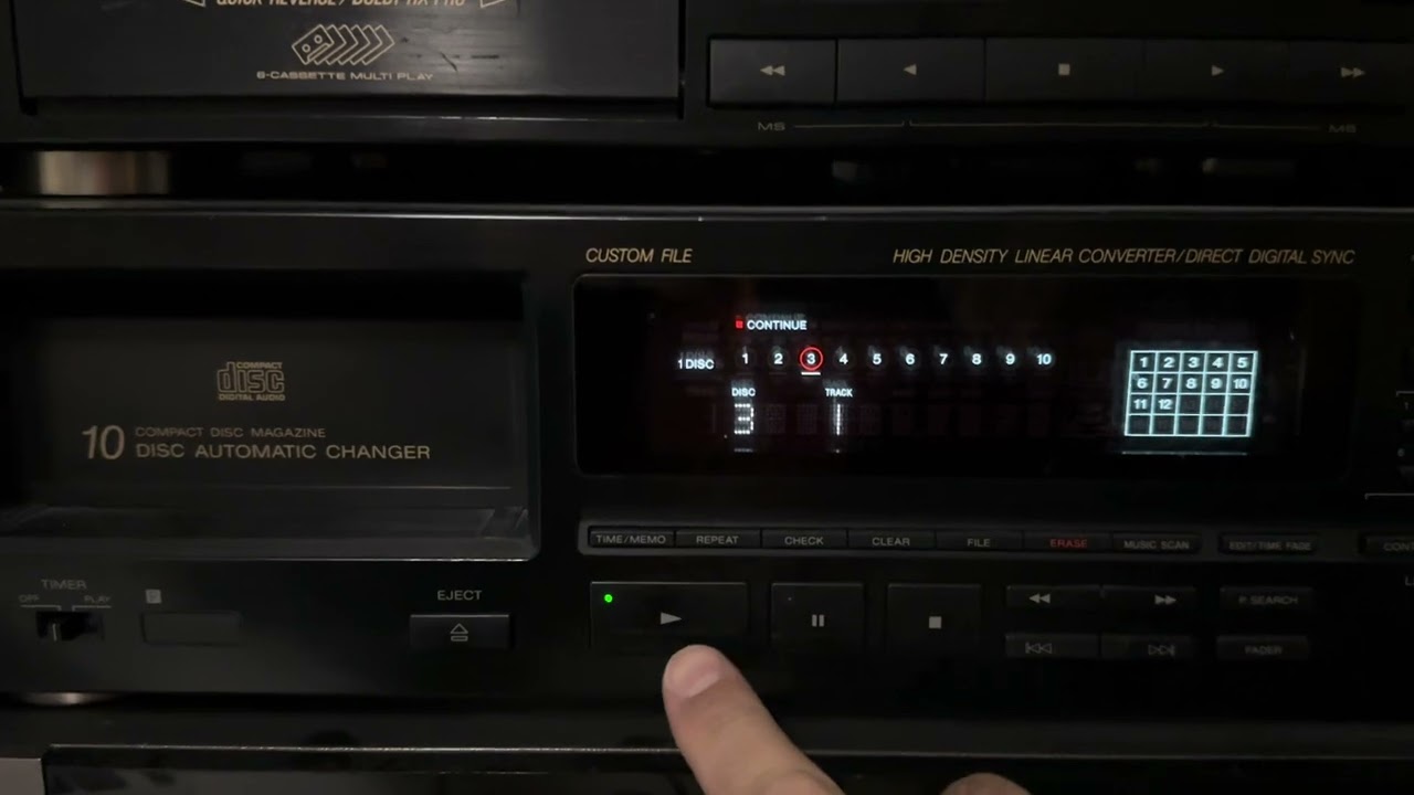SONY CDP-C910 - YouTube