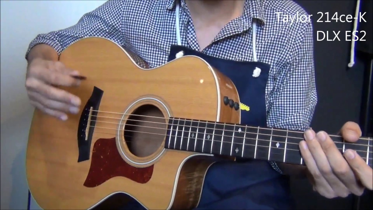 Taylor 214 ce-K DLX（2015年製）【オットリーヤ動画】 - YouTube