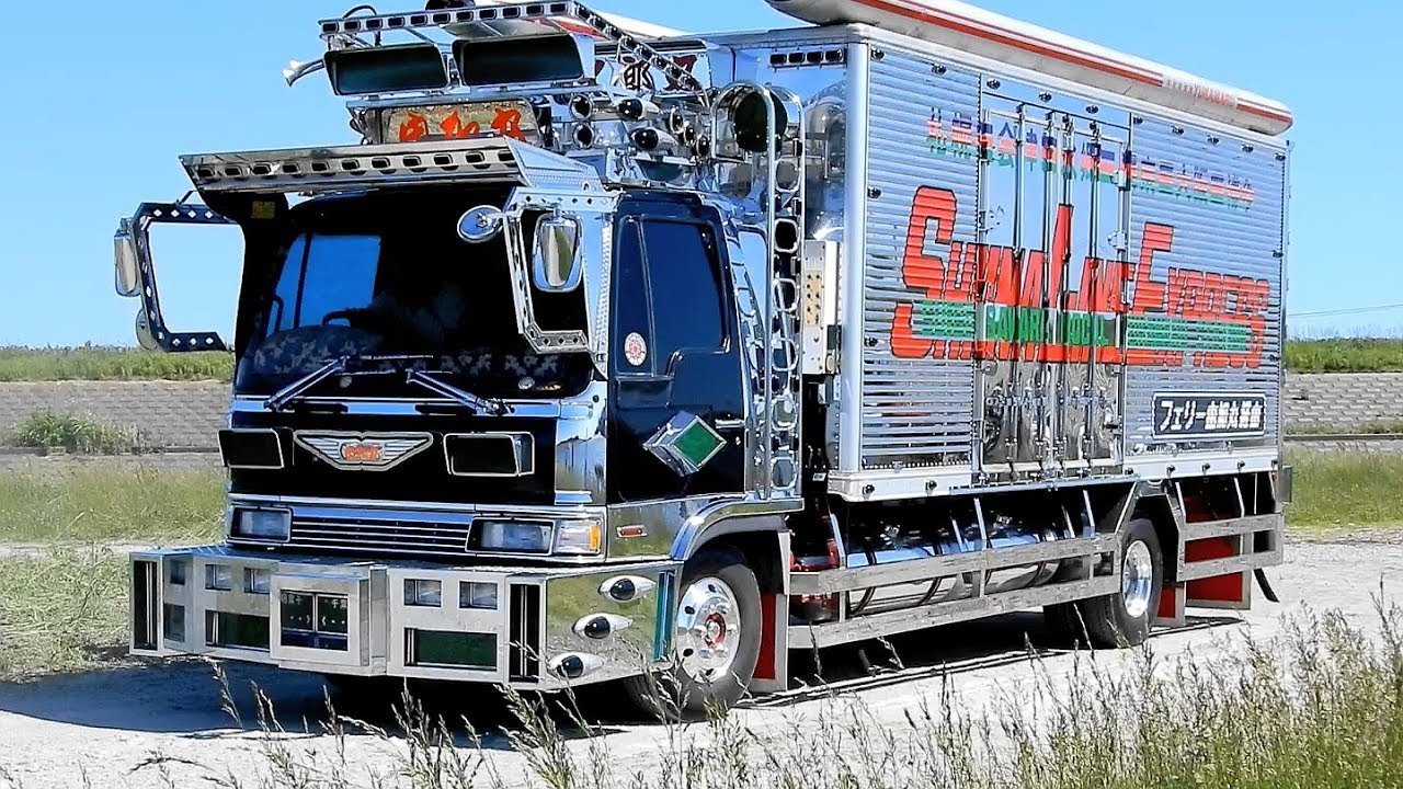 デコトラ 2018 海峡道塾 チャリティ撮影会 ☆ 椎名急送 由加丸