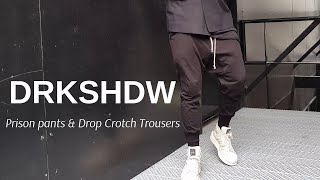 Rick Owens DRKSHDW: Prisoner Pants & Drop Crotch Trousers - YouTube