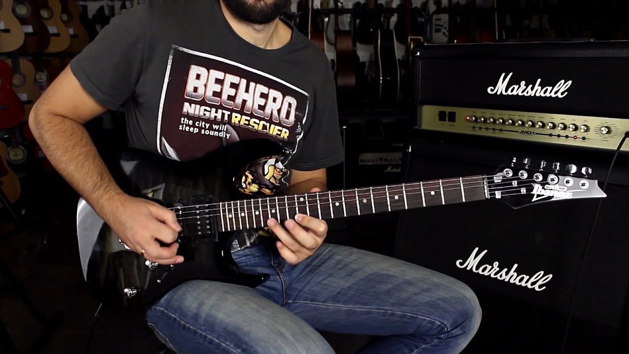 IBANEZ GRX70QA TKS - Guitar Demo - YouTube