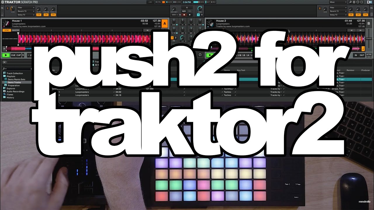 Ableton Push 2 for Traktor 2 (Part1) - YouTube