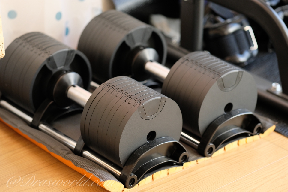 可変式ダンベル32kgのFLEXBELLを導入してワークアウトの効率化を実現し