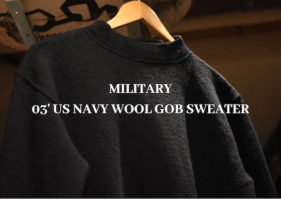 military / ミリタリー 】 アメリカ海軍 ゴブセーター ” 03′ us navy