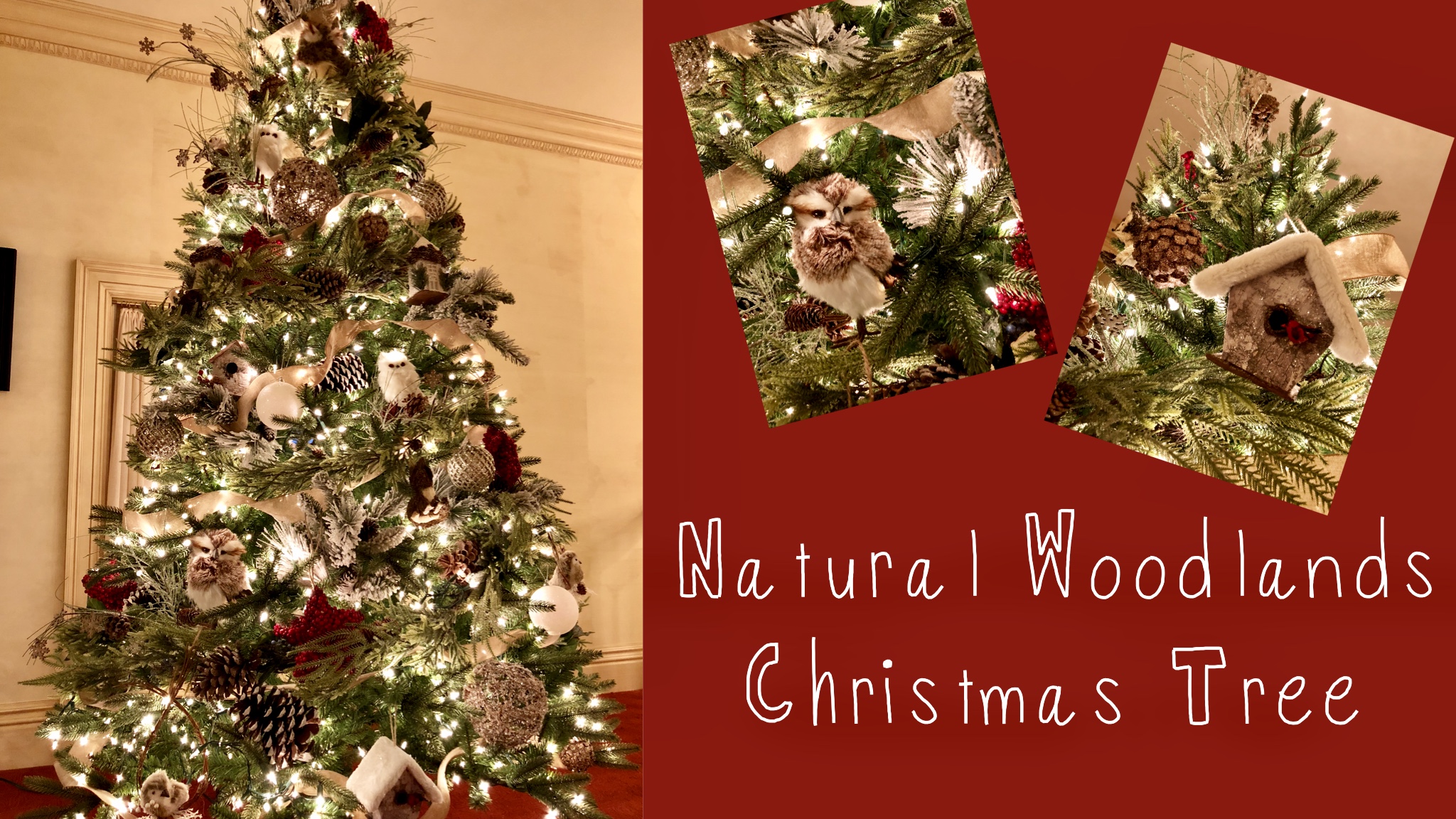 A Natural Woodland Christmas Tree – Elizabeth Grace Gardens