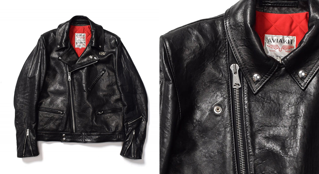 しなやかなシープレザーの Lewis Leathers CYCLONE はアウターにも