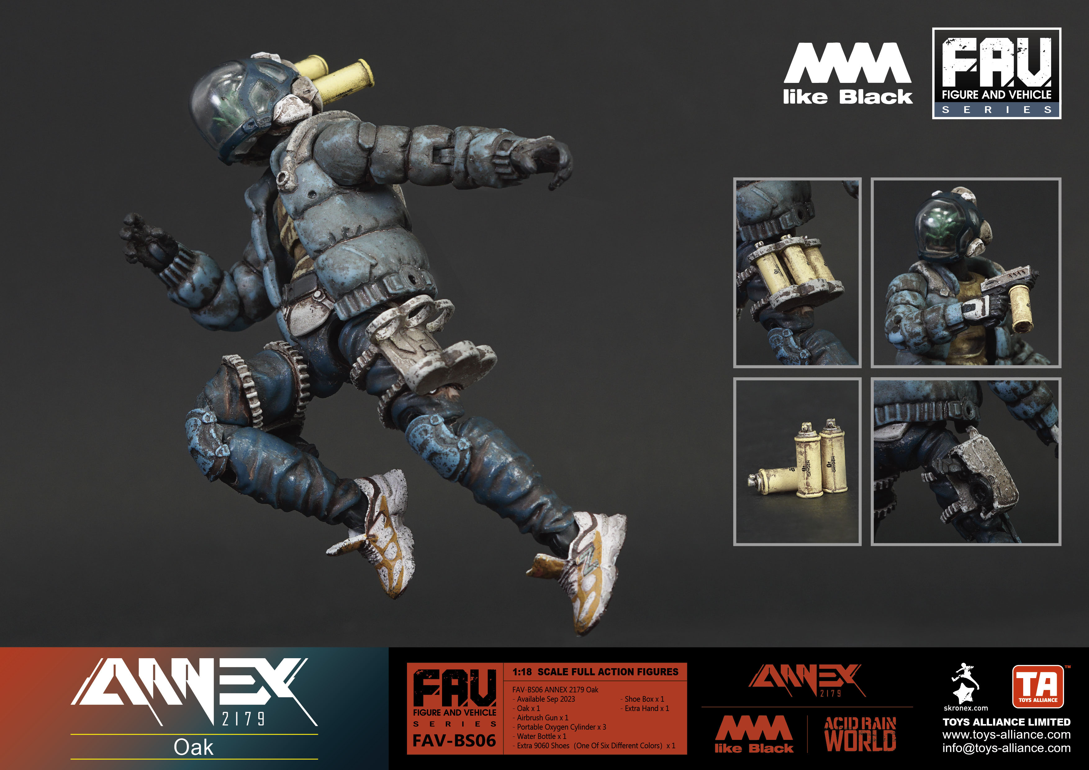 PRE-ORDER ACID RAIN x AAAA like Black x ANNEX 2179 FAV-BS06 Oak