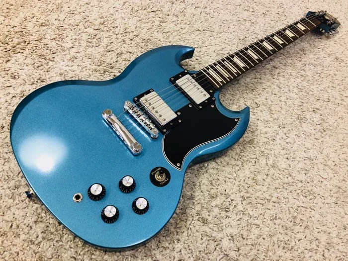 買取実績】Epiphone SG YEC-G400 MBL Metalic Blue Limited Edition