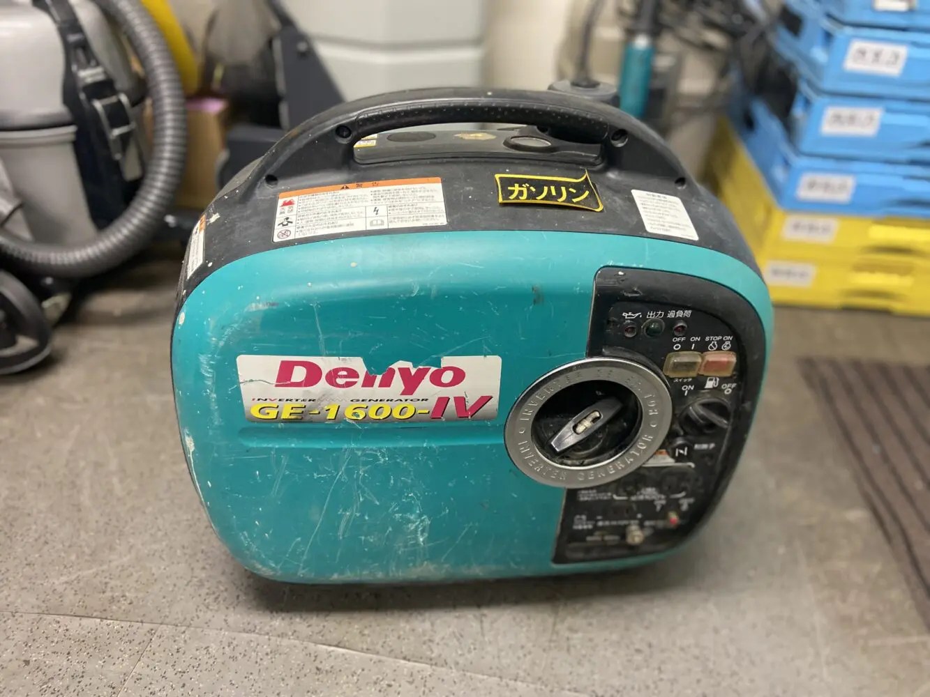 デンヨー(DENYO)のインバーター発電機 GE-1600SS-IVを買取させて頂き