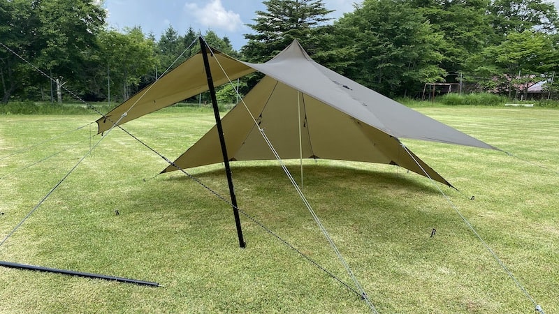 UnaFreelyの激安ワンポールテントをレビュー！シルナイロンは本当か!?