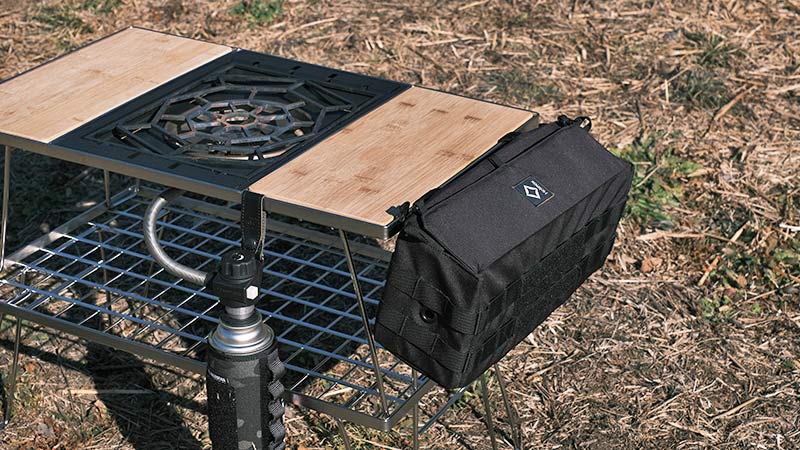 CAMPING MOONのフィールドラック型IGTテーブル「グリルテーブル」が