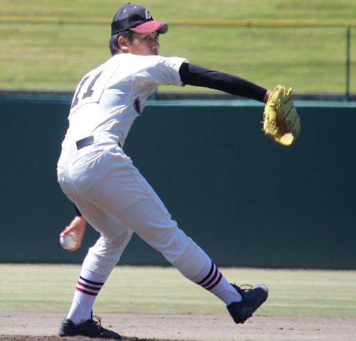 岩手の優勝候補！一関学院のエース・佐藤投手のグラブはウィルソン