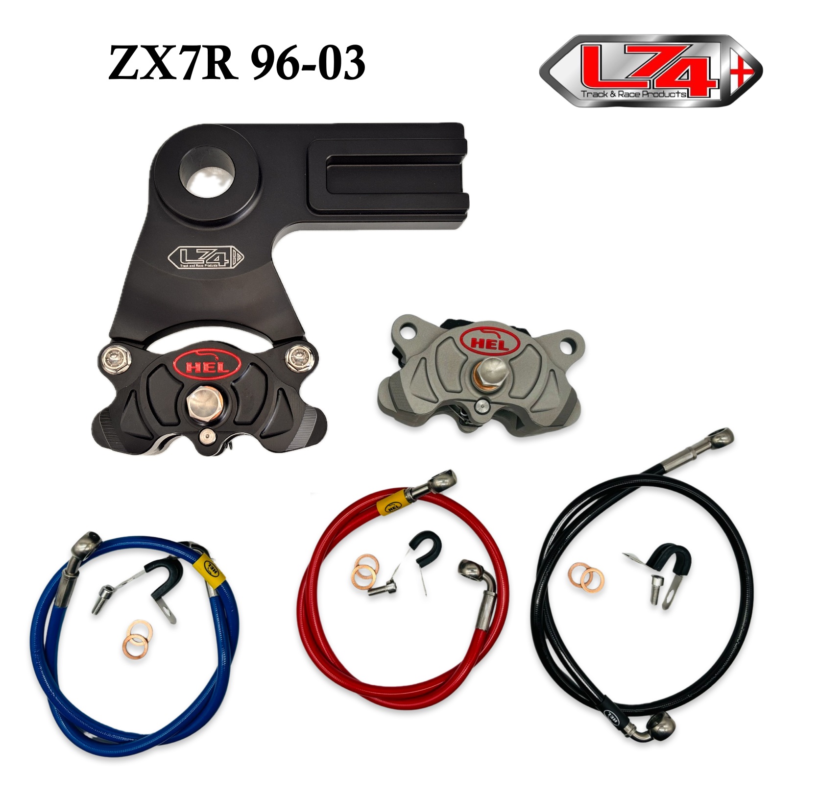 Kawasaki ZX7R 1996-2003 Caliper Bundle - L74 Track and Race Products