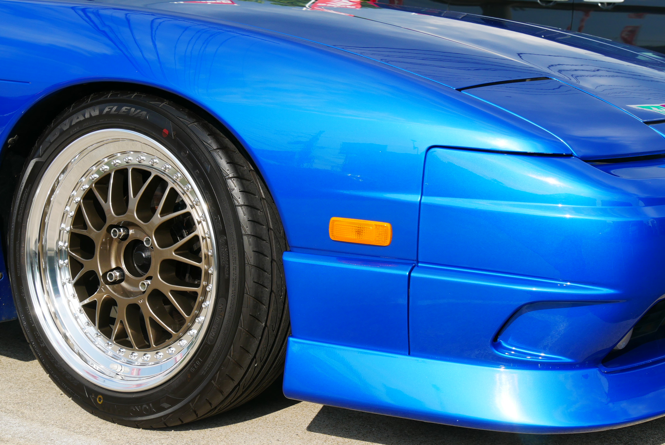 180SXにWORKマイスターM1を取り付けました | 山口でタイヤ