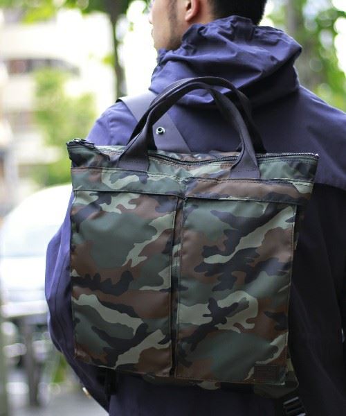 PORTER×ローアーケース別注コラボ2WAYカモフラバッグ登場