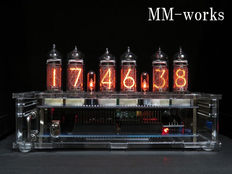 IN-14 GPS付きニキシー管時計 Ver.2 | nixie base （by MM-works ）