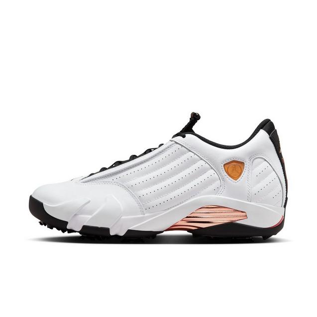 Air Jordan 14 G NRG US Open Spiked Golf Shoe - White/Black | NIKE