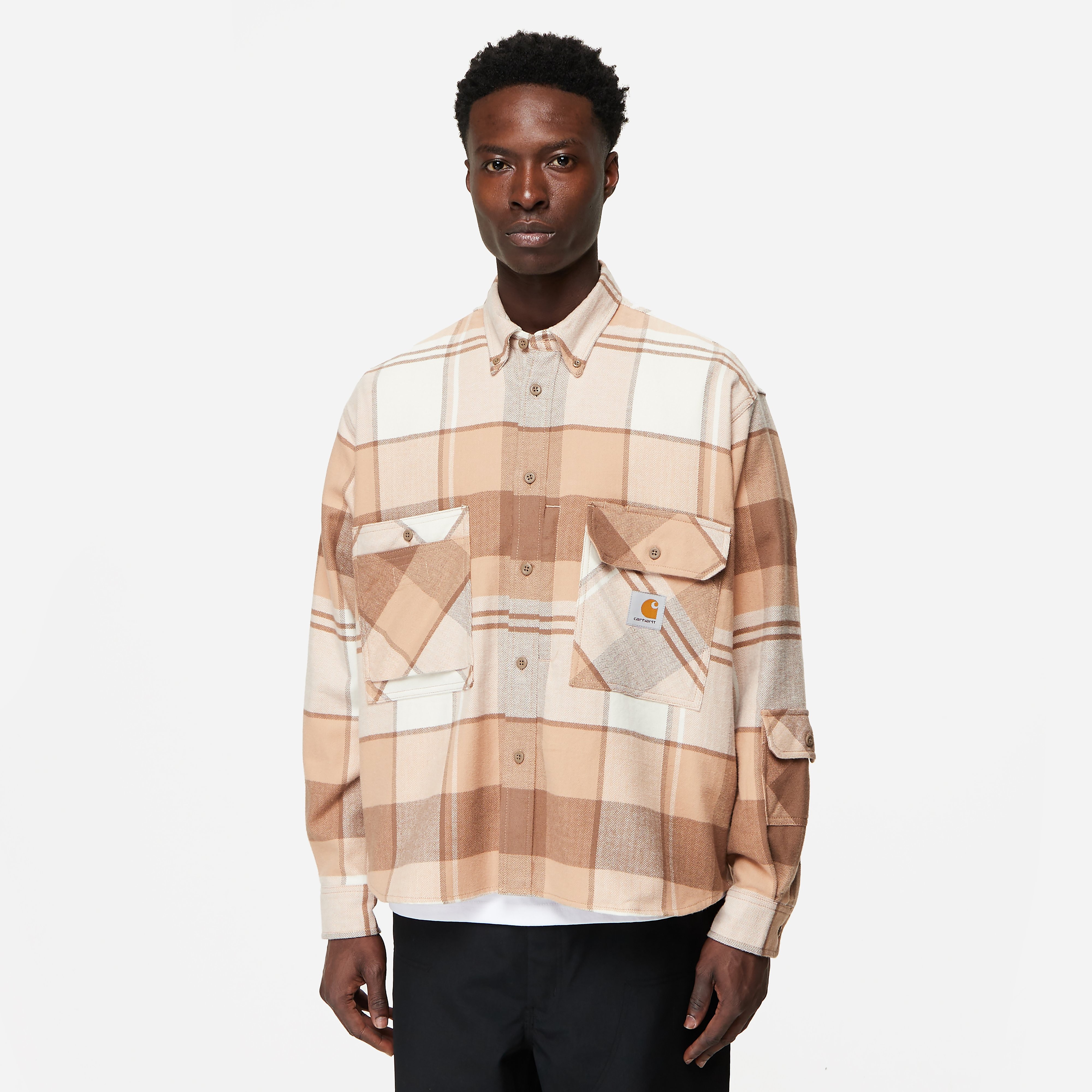 Carhartt WIP x Invincible Work Shirt Max, BRN - Curated Menswear