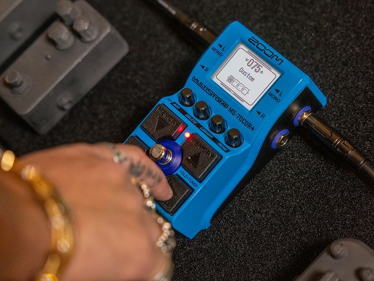 ZOOM 新製品 MS-70CDR+ MultiStomp – GuitarQuest イシバシ楽器が送る