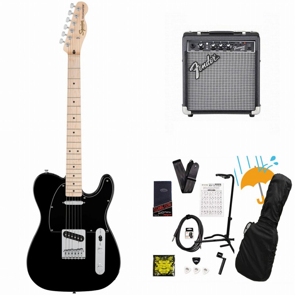 Squier FSR Affinity Series Telecaster Maple Fingerboard Black