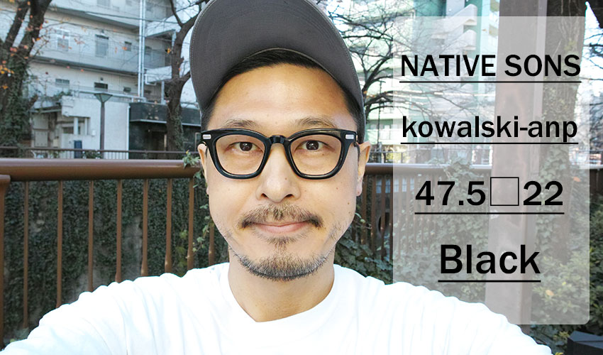 NATIVE SONS ネイティブサンズ / KOWALSKI 大定番ウェリントン BLACK