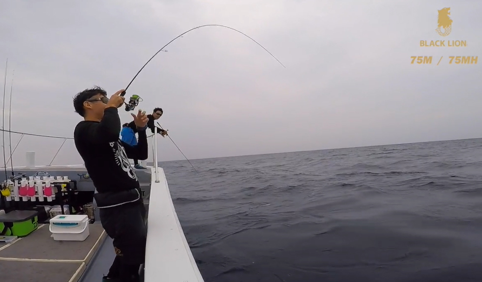 ブラックライオンの人気ティップランエギング専用ロッドにTipホワイト