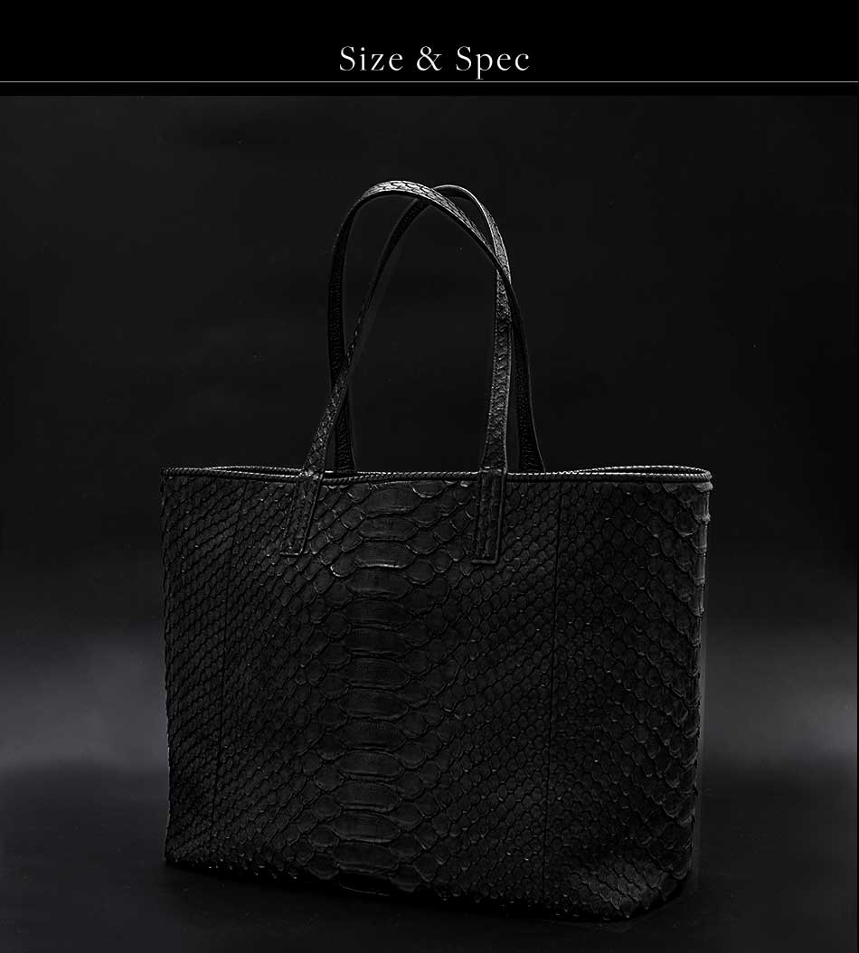 池田工芸】幻の超巨大ダイヤモンドパイソンで仕立てる、贅沢トート