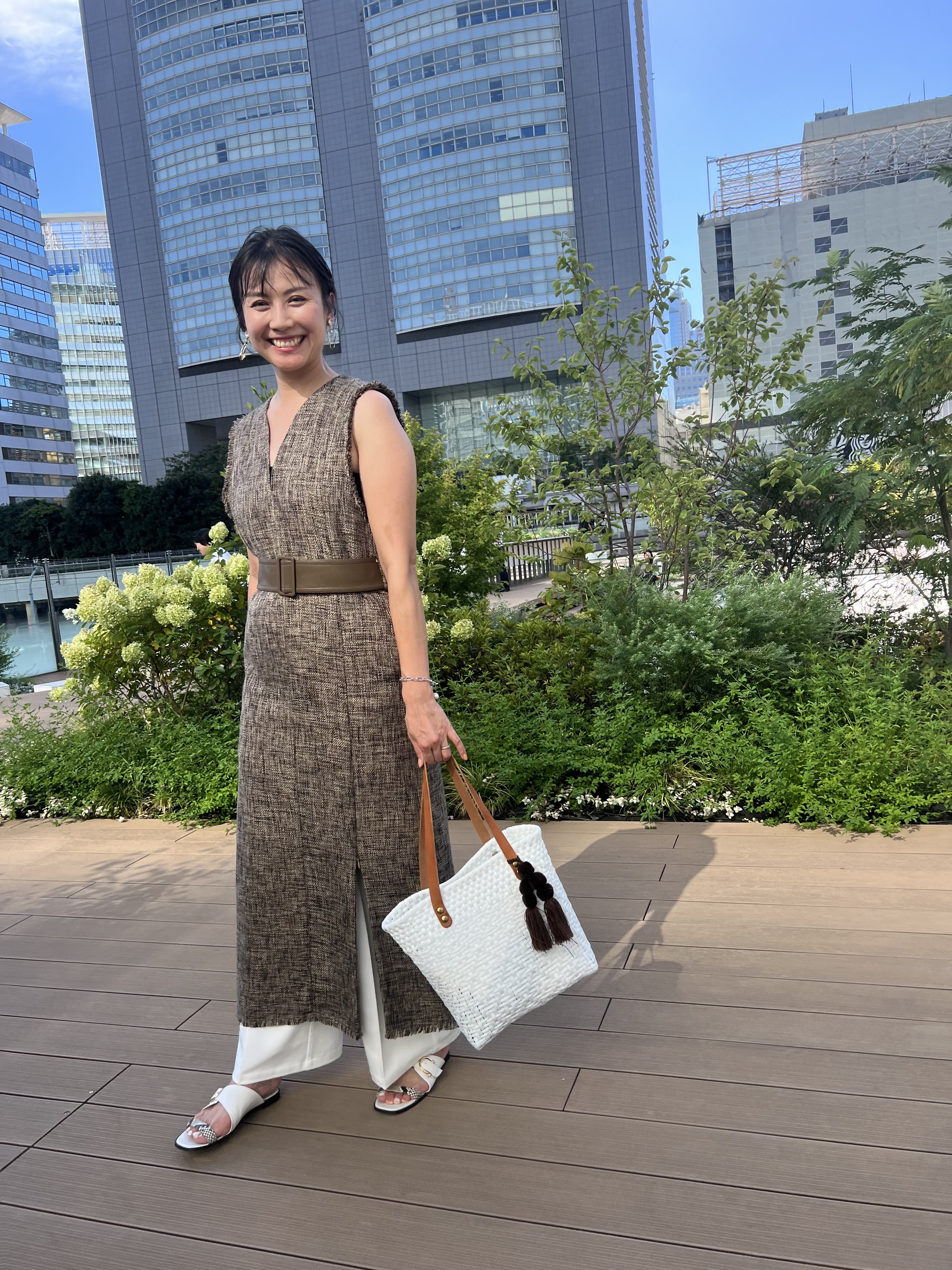 今から使える‼️秋のツイードワンピ♡ | Marisol(マリソル) 40代を