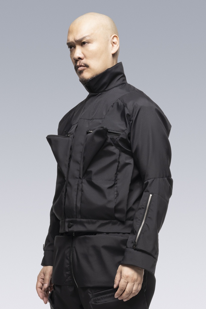 ACRONYM J86-GTB Composite Nylon Work Jacket Black | REVERSIBLE