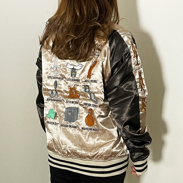 トムとジェリー スカジャン ファニースタイル L ジャンパー ブルゾン