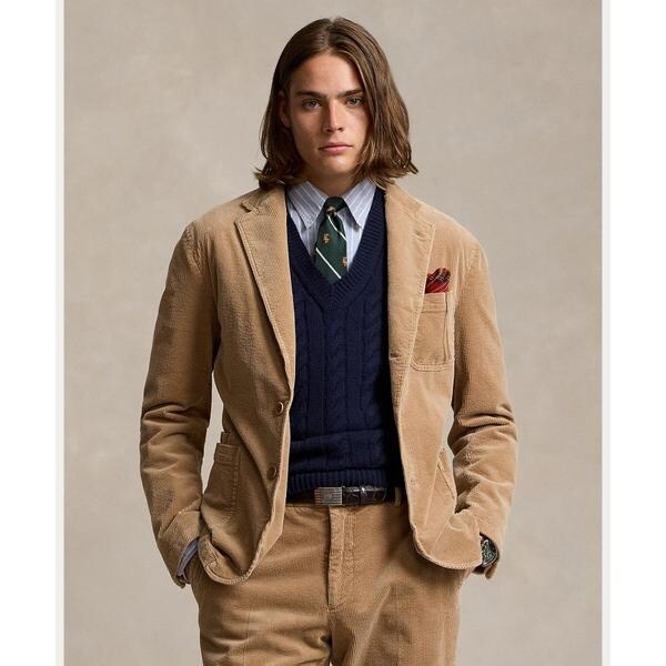 モダン ストレッチ コーデュロイ スーツ ジャケット | ポロ ラルフ