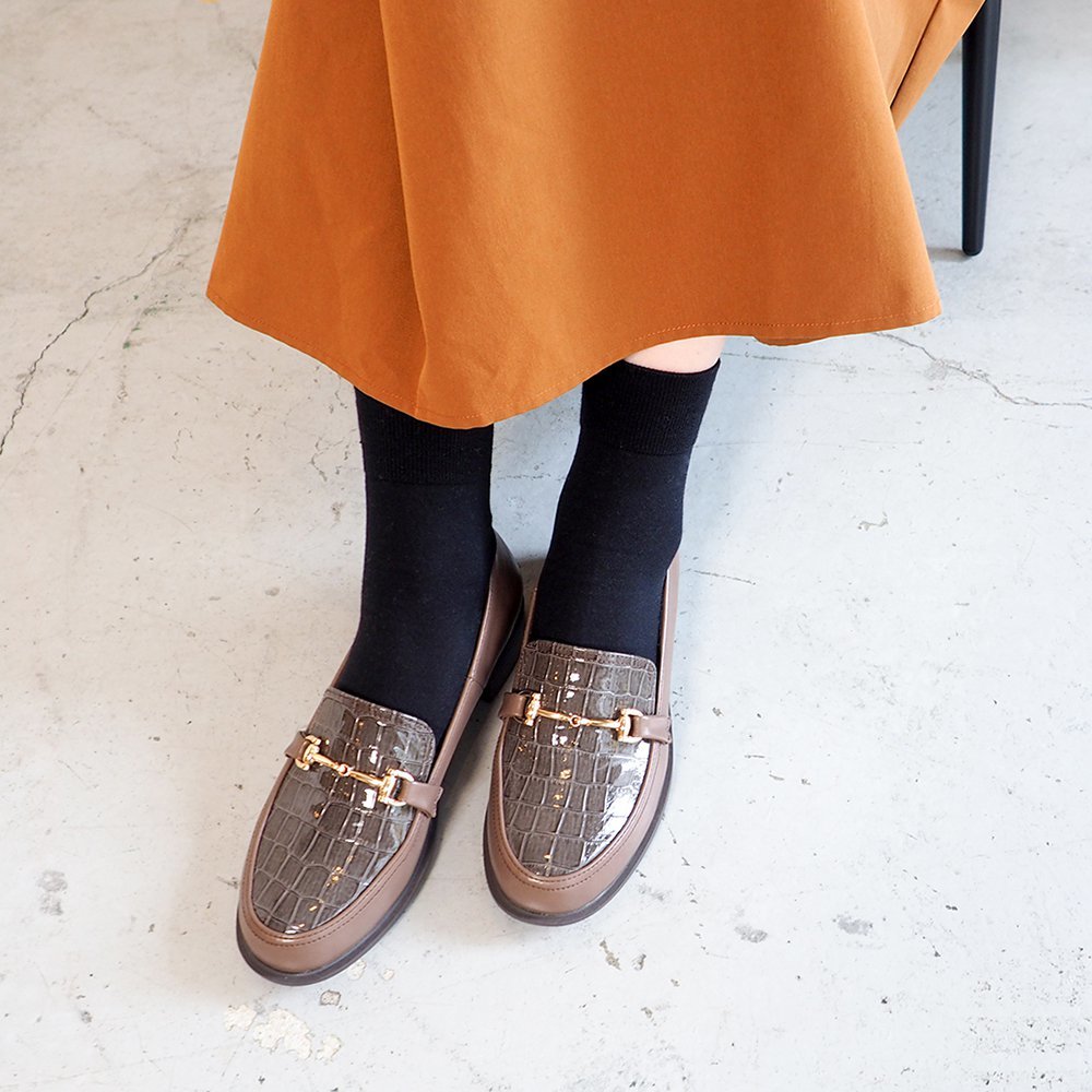 24秋冬新色あり]ビットローファー | by あしながおじさん(by