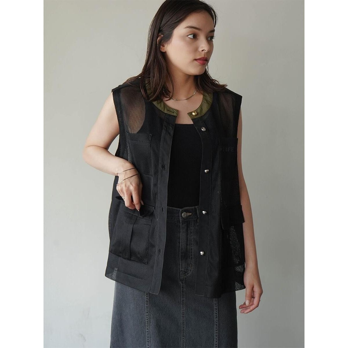 ロゴテープ配色メッシュベスト | ラディエイト(RADIATE) | マルイ