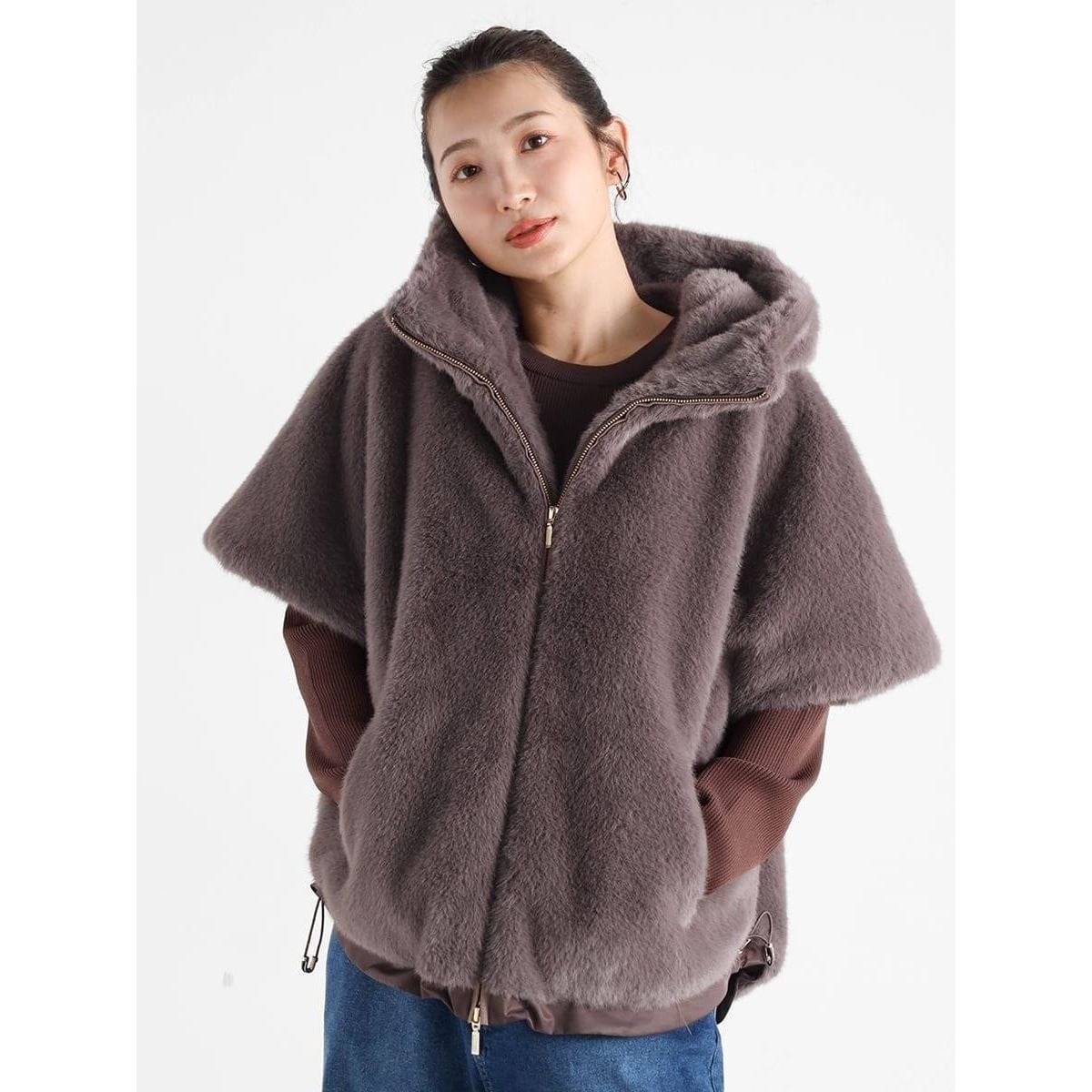 ミンクライクフェイクファーコート | ヴァン(Vin) | マルイウェブチャネル