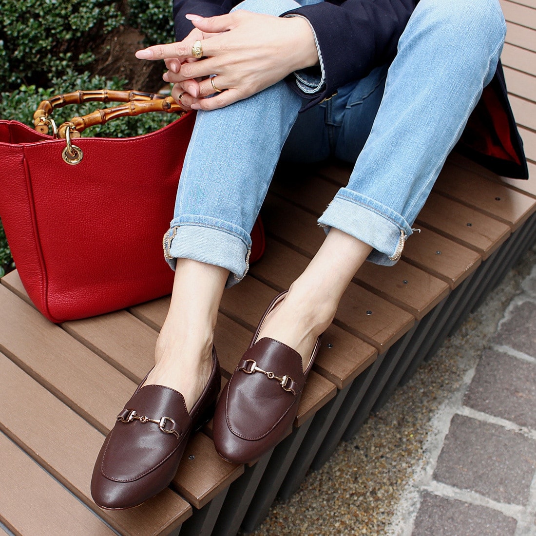 低反発スポンジ入り】本革ビットローファー | フィン(Fin) | マルイ