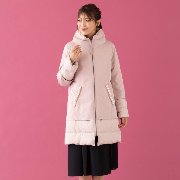 異素材切替ダウンコート | ローズティアラ(Rose Tiara) | マルイウェブ