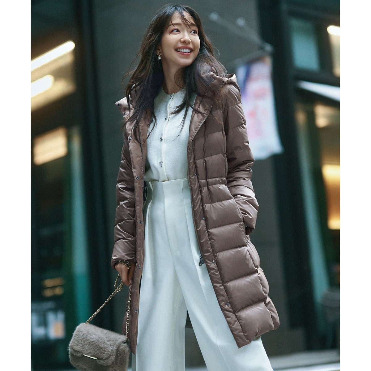 VERY掲載/新色追加】シレータフタ ロング ダウンコート | 23区(23KU