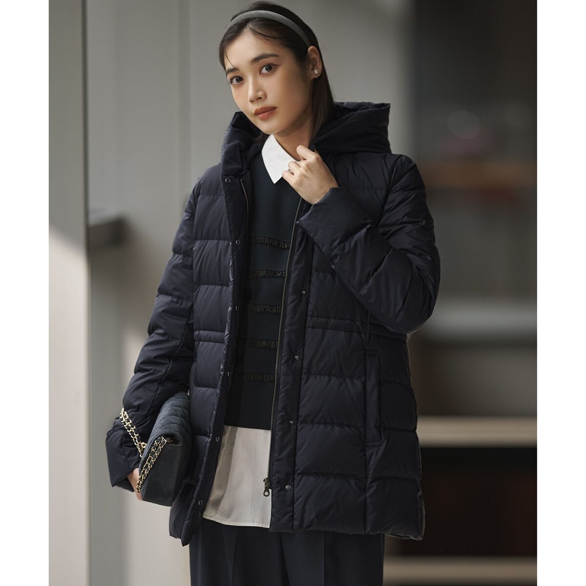 VERY掲載/新色追加】シレータフタ ミドル丈 ダウンコート | 23区(23KU