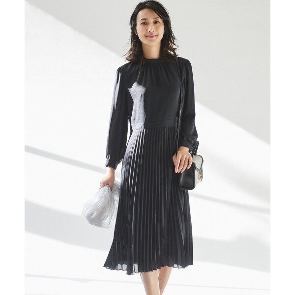 洗える】クリスタルアムンゼン ウエスト切り替え ワンピース | 23区