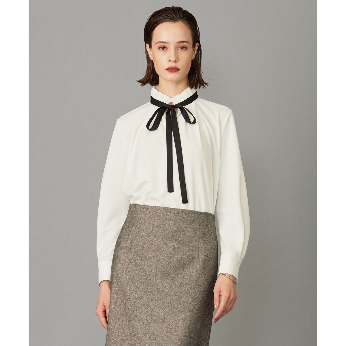 洗える】マラボーテジョーゼット デザインカットソー | ICB | マルイ